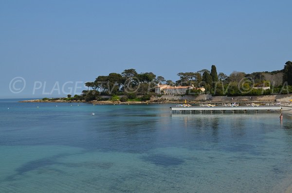 Garoupe Bucht in Cap d'Antibes