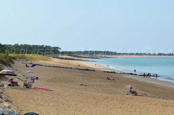 Photo de la plage de Gautrelle à St Georges d'Oléron