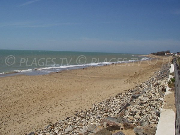 Génerelles beach in La Tranche sur Mer in France