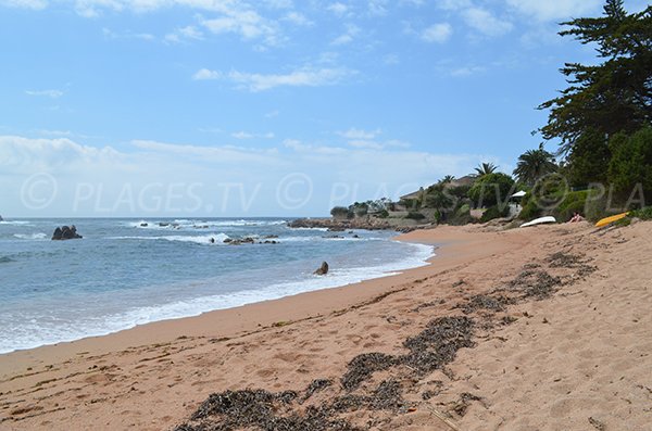 Photo de la plage de Ghiatone à Pietrosella (Corse)