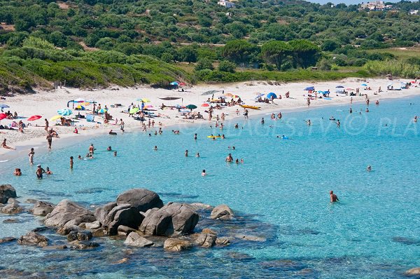 Confidential beach nearly Ile Rousse - Corsica