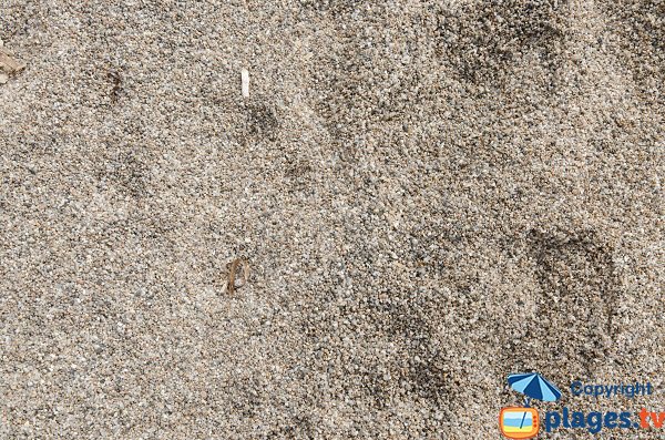 Sable sur les plages de Ventilegne - Giardinelli