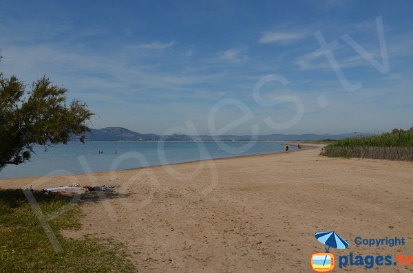 Photo de la plage de Giens dans le Var