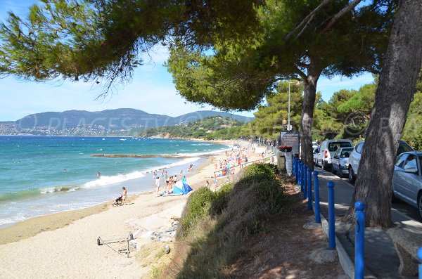 Vicino alla strada sulla spiaggia di Gigaro - La Croix Valmer