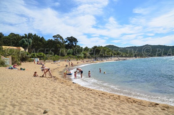 Western zone of Gigaro beach - La Croix Valmer