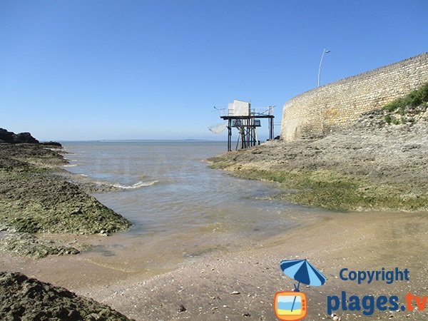 Fishing piers in Vaux sur Mer