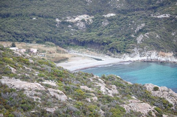 Giottani beach in Corsica