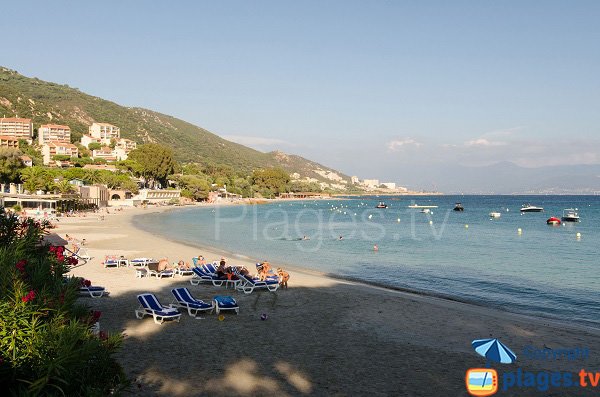 Plage des Girelles à Ajaccio