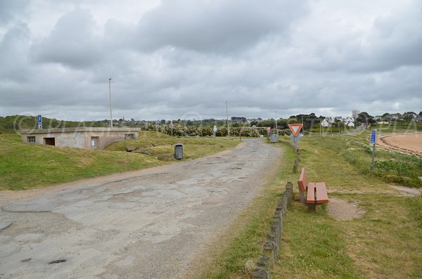 Parking de la plage de Goas Treiz