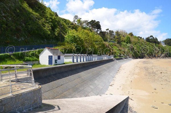 Les cabines de plages de Godelins - Etables sur Mer