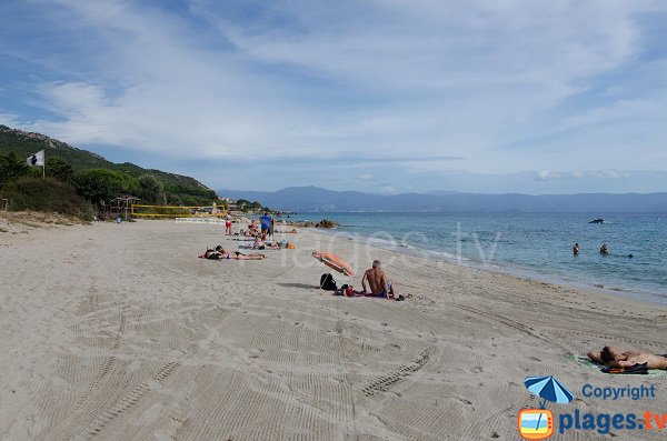 Plage du Goeland à Ajaccio