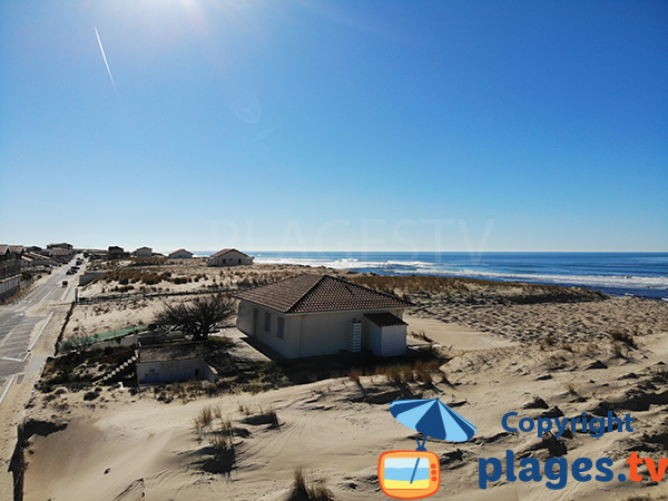 Parking et plage du Goeland - Mimizan