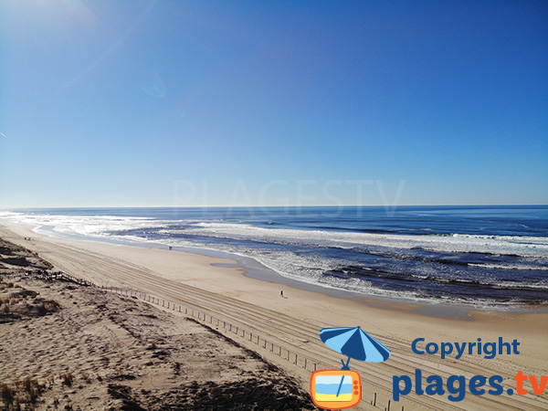 Photo de la plage du Goeland à Mimizan