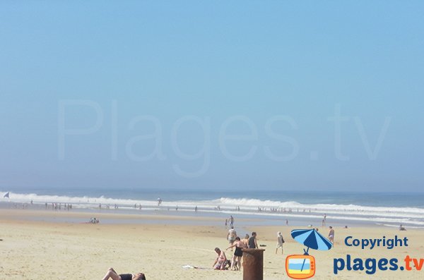 Spiaggia Les Goélands a Mimizan in Francia