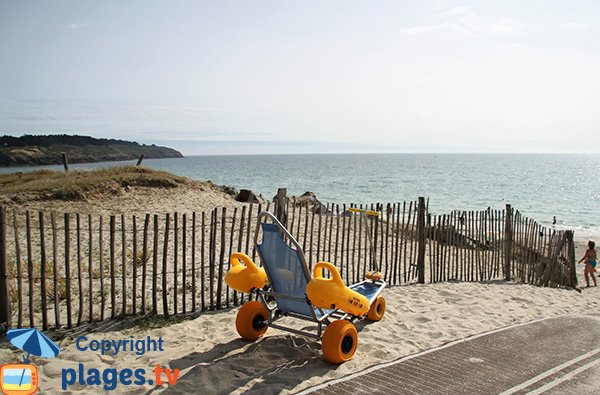 Tyralos sur la plage de Goh Velin - St Gildas de Rhuys