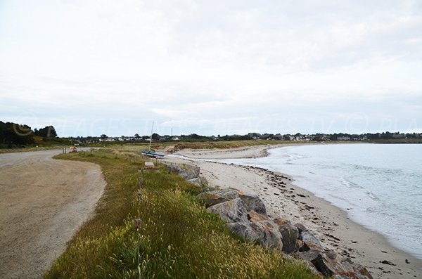 Photo de la plage de Goh Velin à St Gildas de Rhuys