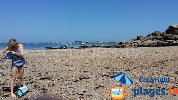 Plage du Gué de l'ile de Milliau