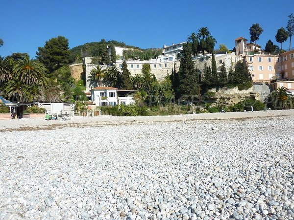 Maisons sur la plage du Golfe Bleu à Roquebrune Cap Martin