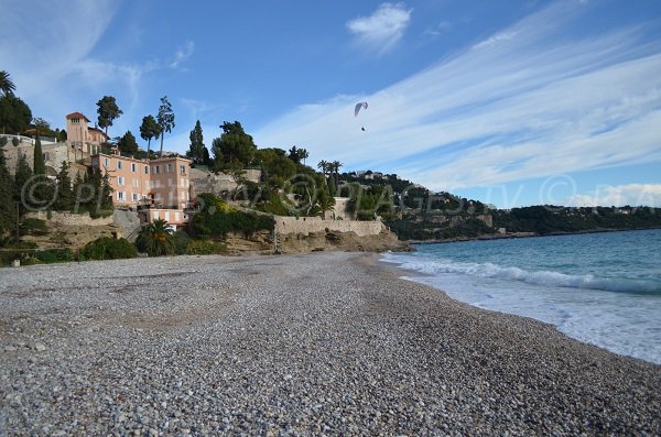 Friedliche Umgebung für den Strand Golfe Bleu von Roquebrune