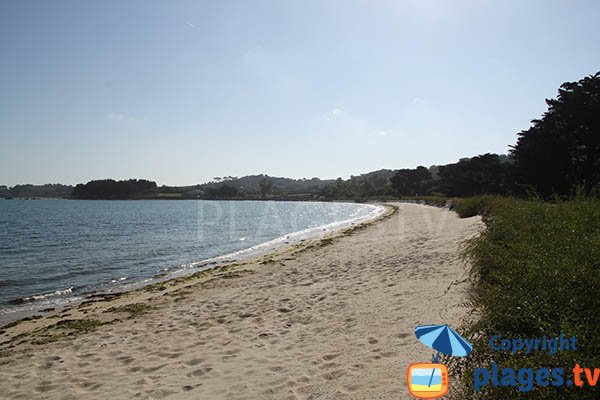 Photo de la plage de Gouermel à Plougrescant