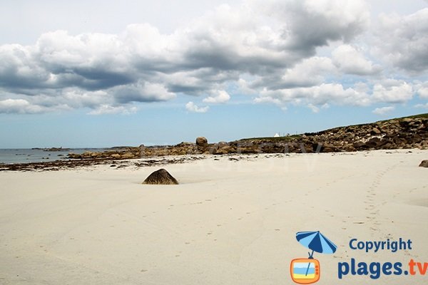 Littoral autour de la plage du Gouérou à Lampaul Plouarzel