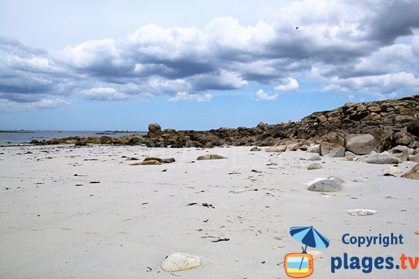 Photo de la plage du Gouérou à Lampaul Plouarzel