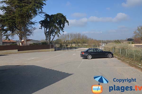 Parking of Goulet beach - St Vincent sur Jard