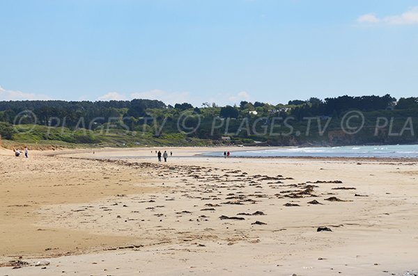 Photo de la plage de Goulien à Crozon