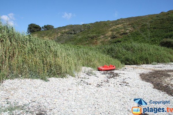 Plage de Goulphar au fond du ria - Bangor