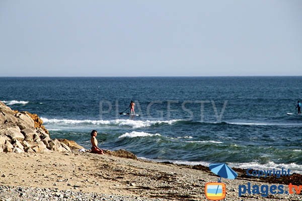 Plage calme à Pouldreuzic