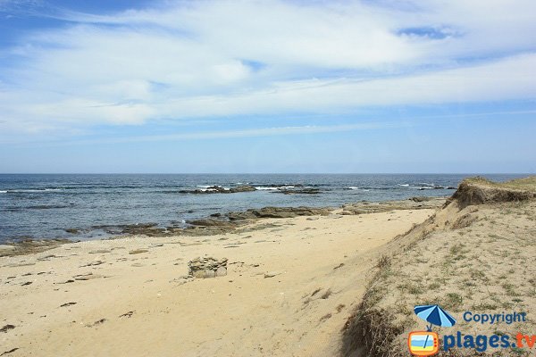 Gournaise beach - Ile d'Yeu in France