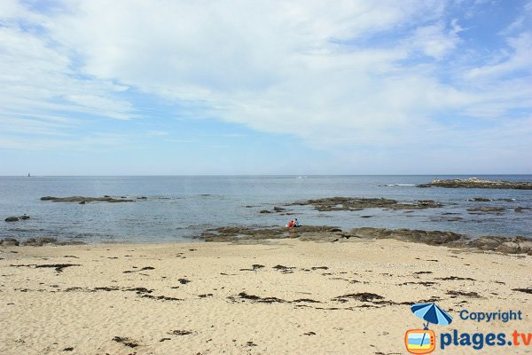 Plage au nord ouest de l'ile d'Yeu