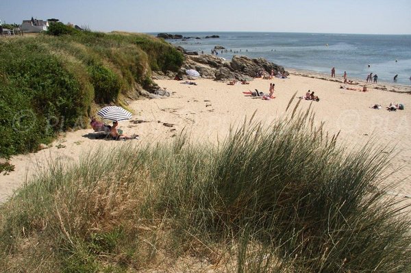 Extrémité de la plage de la Govelle