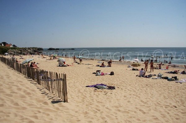 Govelle beach in Batz sur Mer in France