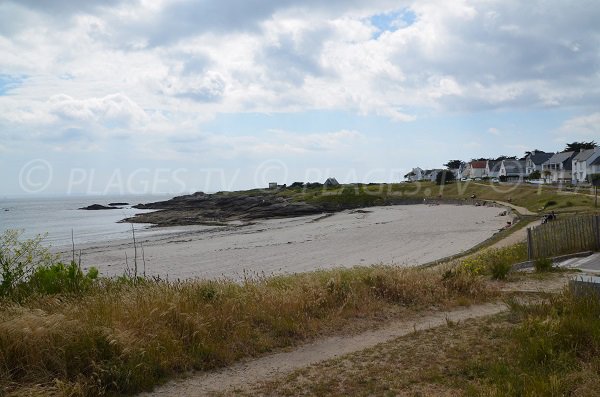 Foto della spiaggia del Goviro a Quiberon in Francia