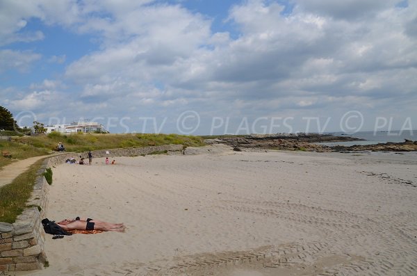 Beach of Quiberon near the thalassotherapy center