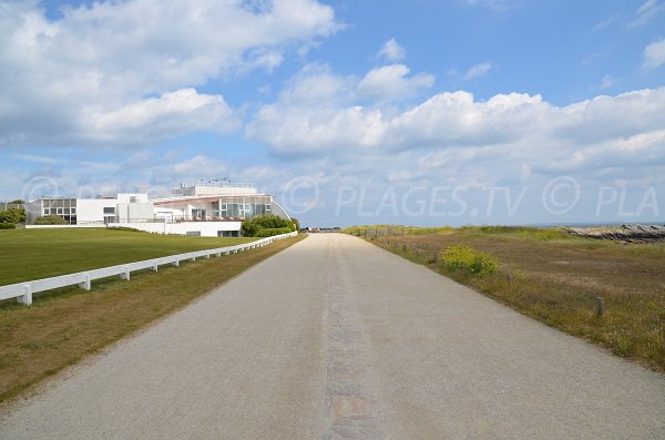 passeggiata pedonale di Quiberon vicino centro di talassoterapia