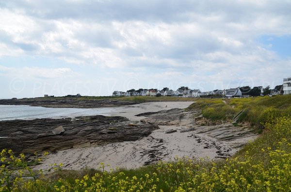 Spiaggia del Goviro a Quiberon in Francia