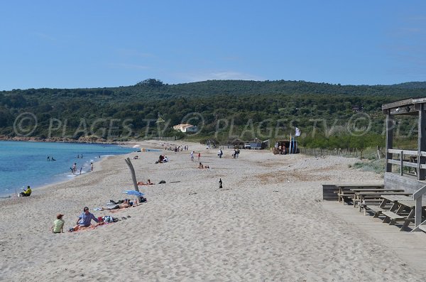 Plage Grand Capo à Ajaccio - partie nord