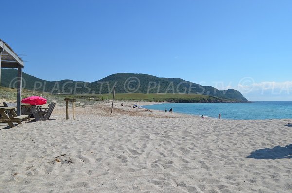 Grand Capo beach - South view - Ajaccio