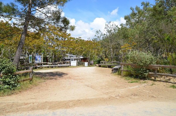 Restaurant of Grand Crohot beach in Cap Ferret