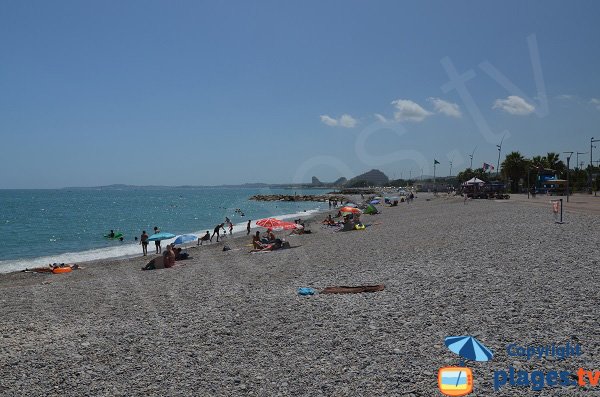 Photo de la plage du Grande Large - Cagnes sur Mer