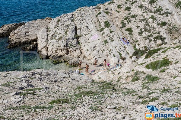 Grand Soufre creek in Frioul island - Marseille