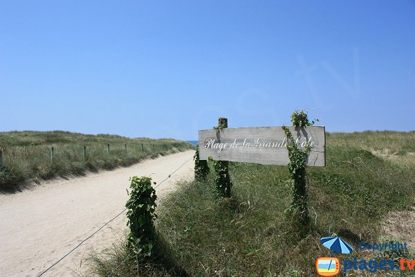 Grande Cote beach in la Barre de Monts - France
