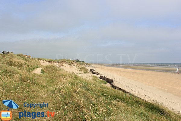 Plage de la Grande Dune à Sainte Marie du Mont