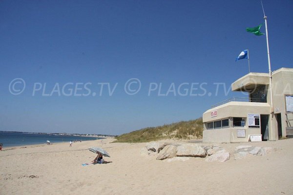 Stazione di salvataggio alla spiaggia di Grande Falaise - La Turballe