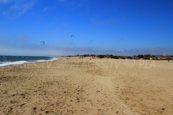 Plage de la Grande Maïre à Sérignan