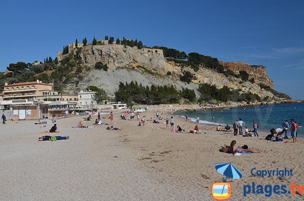 Plage Grande Mer à Cassis