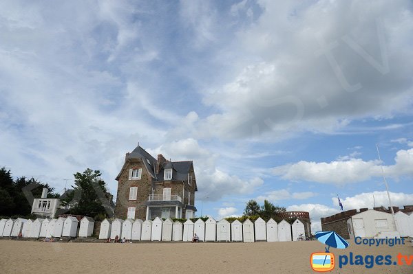 House front of Salinette beach - St Briac sur Mer