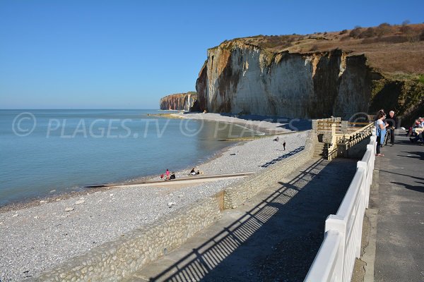 Photo de la plage des Grandes Dalles de St Pierre en Port